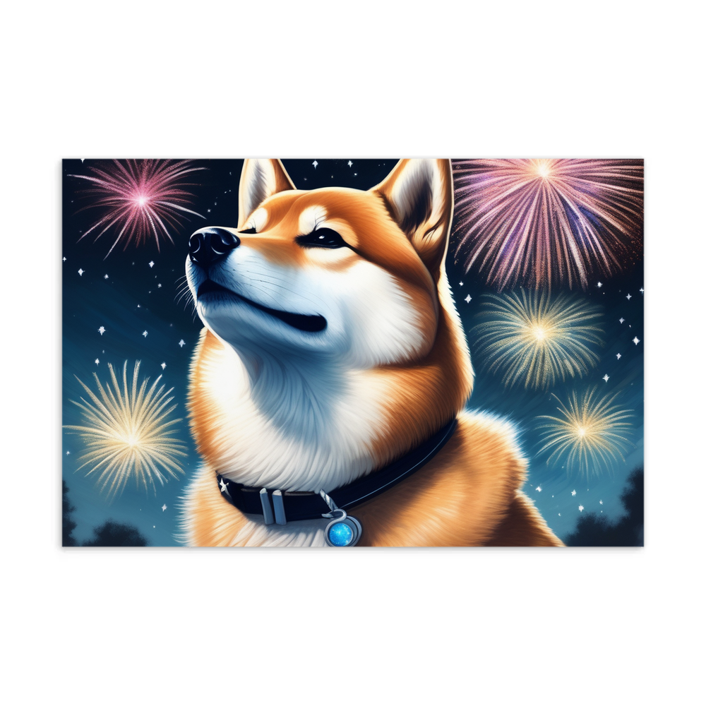 PugMug Custom Shiba Inu Postcard