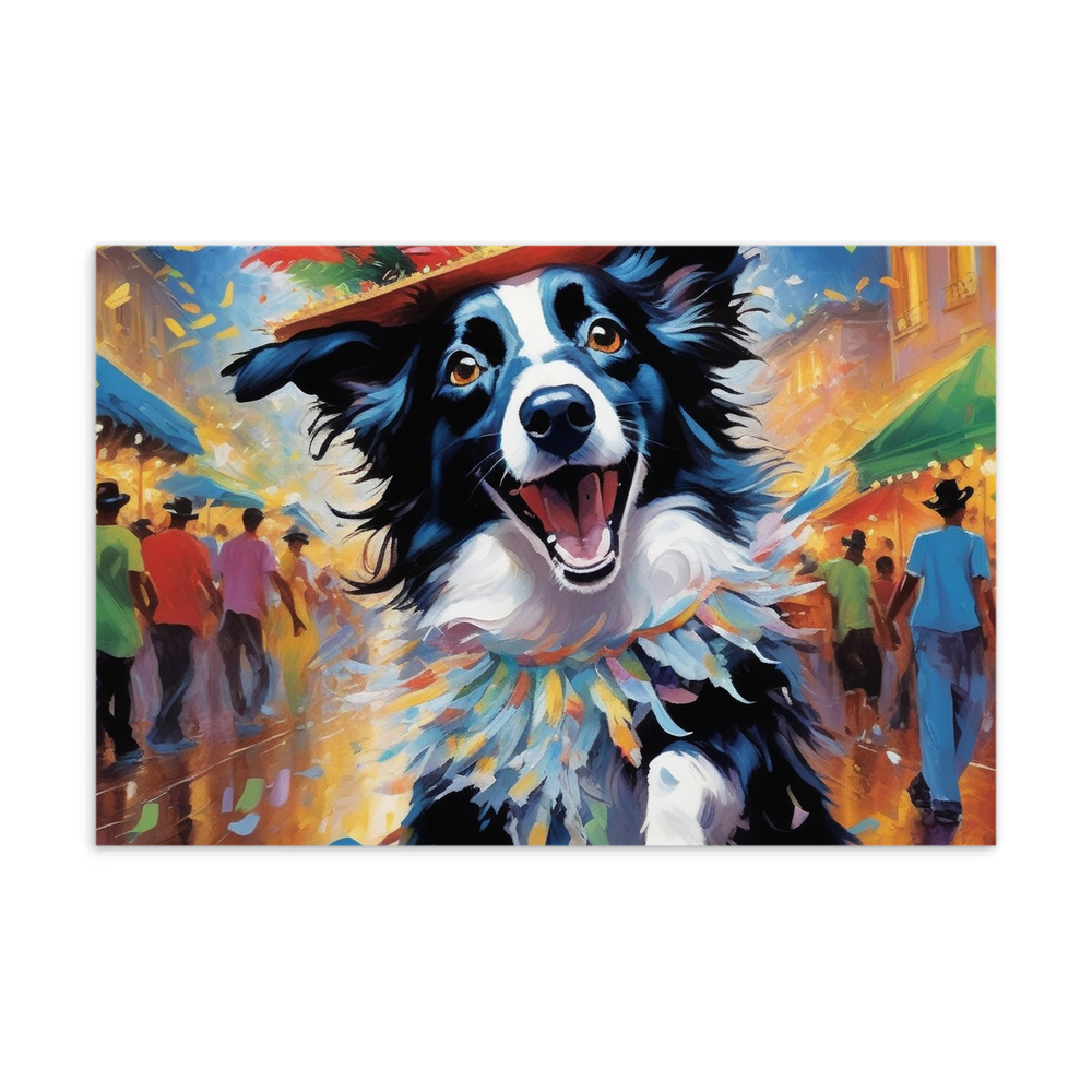 PugMug Custom Border Collie Postcard