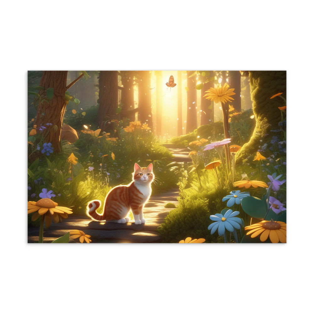 PugMug Custom Tabby Companion Cat Postcard