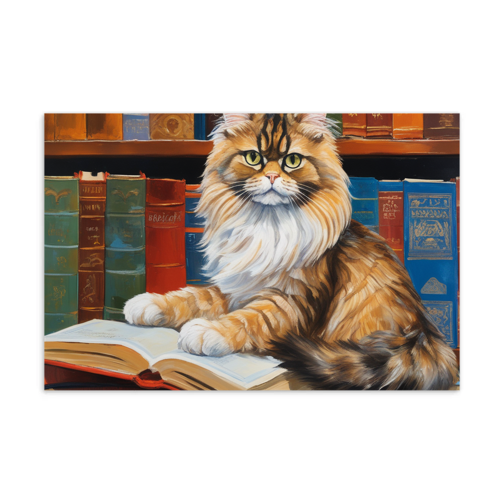 PugMug Custom Tabby Persian Cat Postcard
