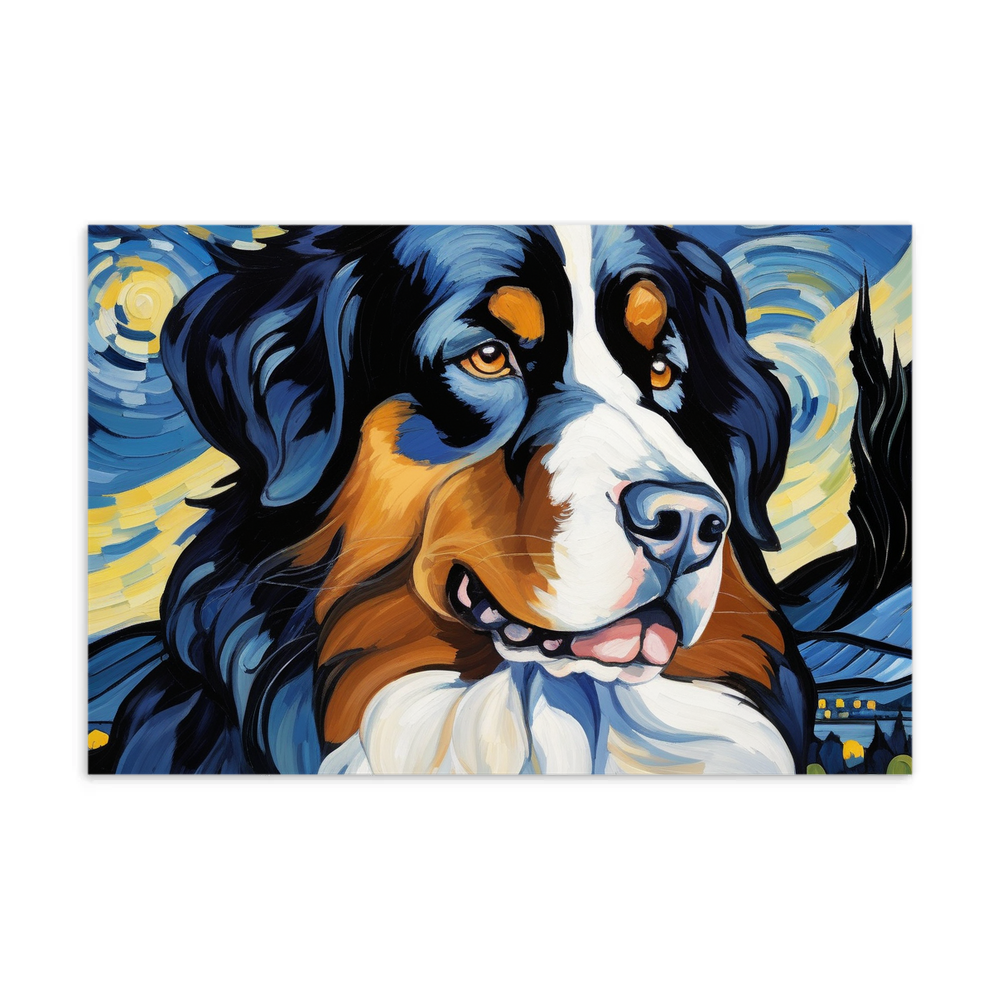PugMug Custom Bernese Mountain Dog Postcard
