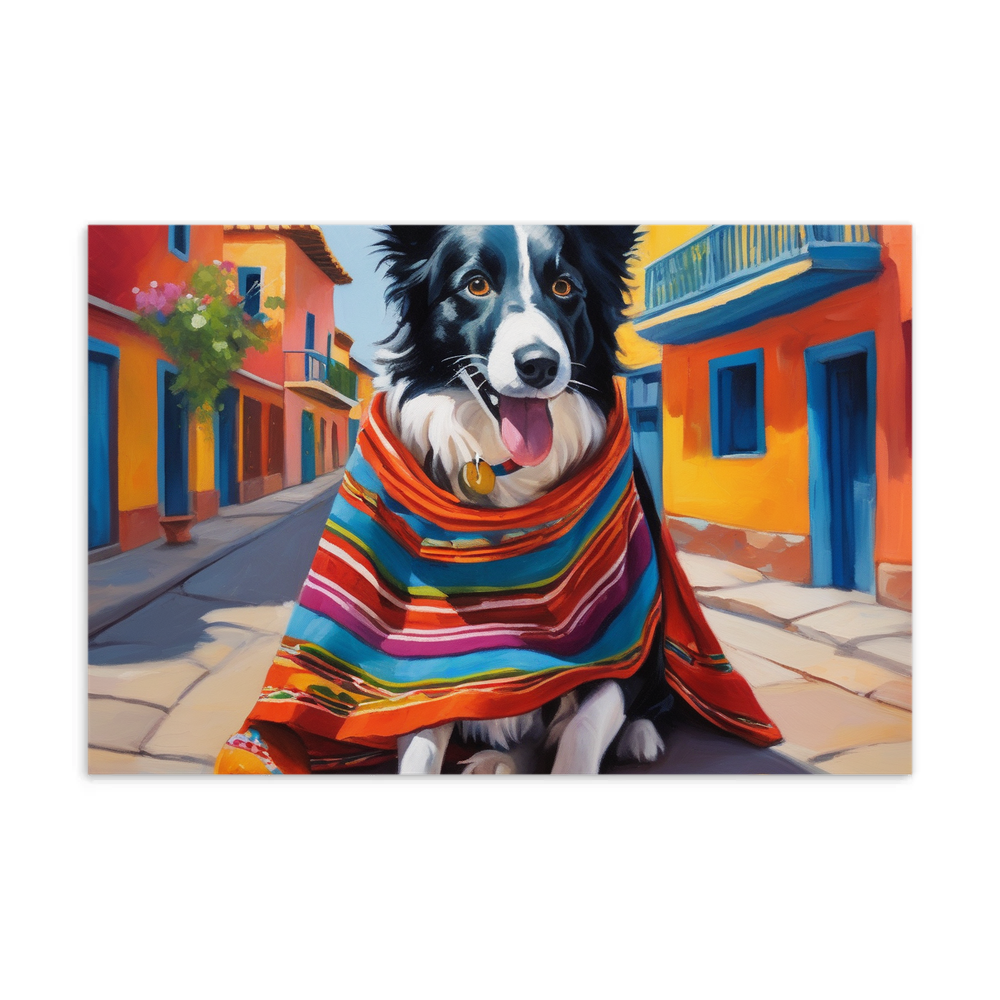 PugMug Custom Border Collie Postcard
