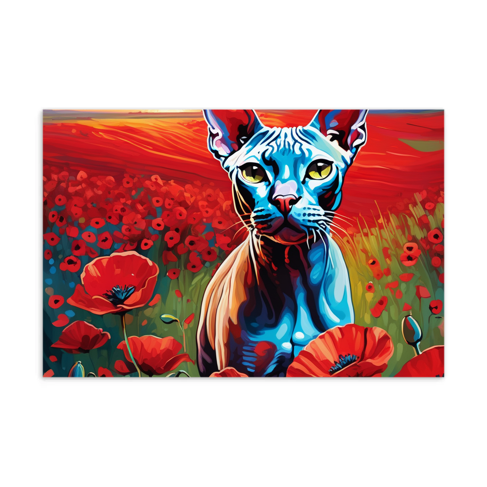 PugMug Custom Tabby Sphynx Cat Postcard