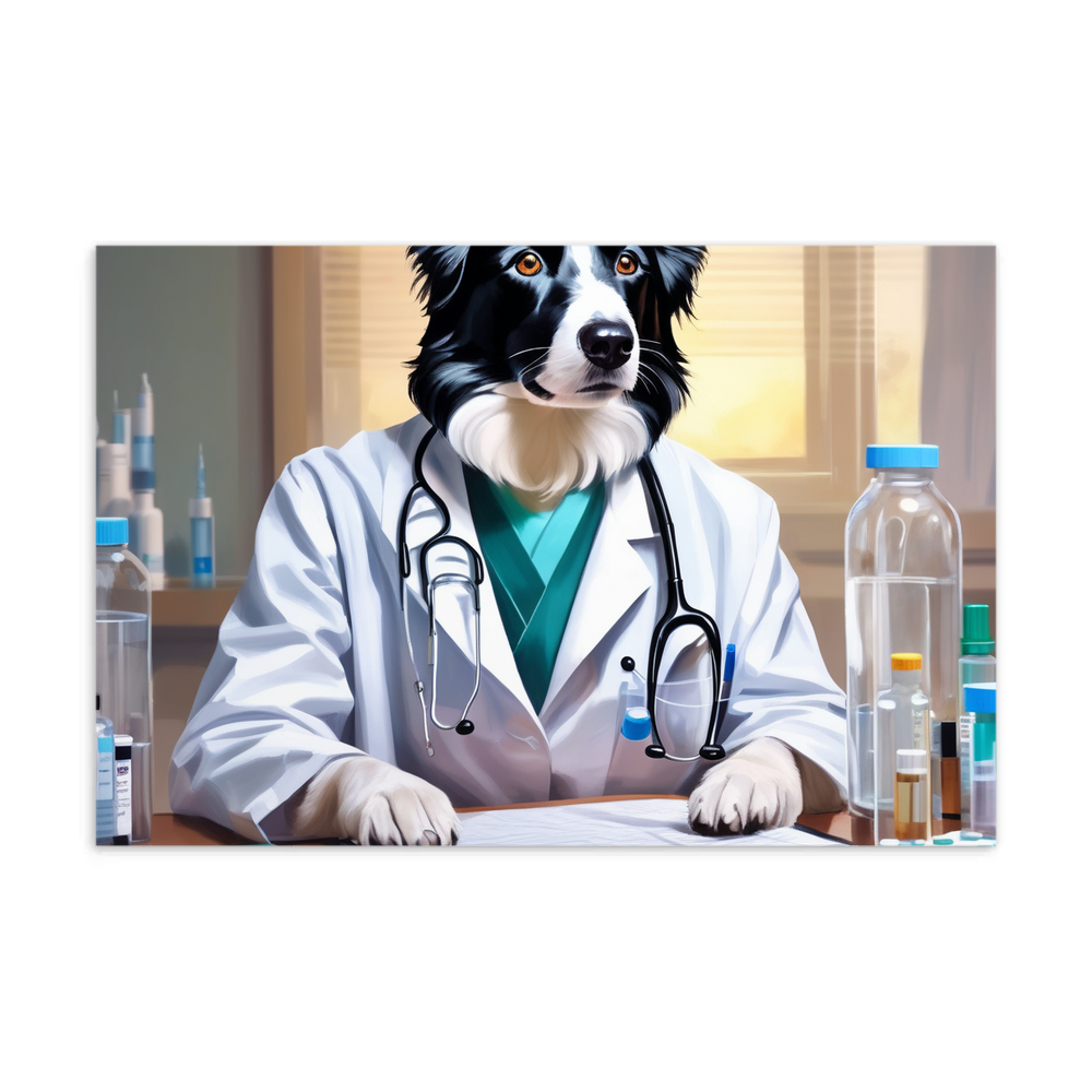 PugMug Custom Border Collie Postcard