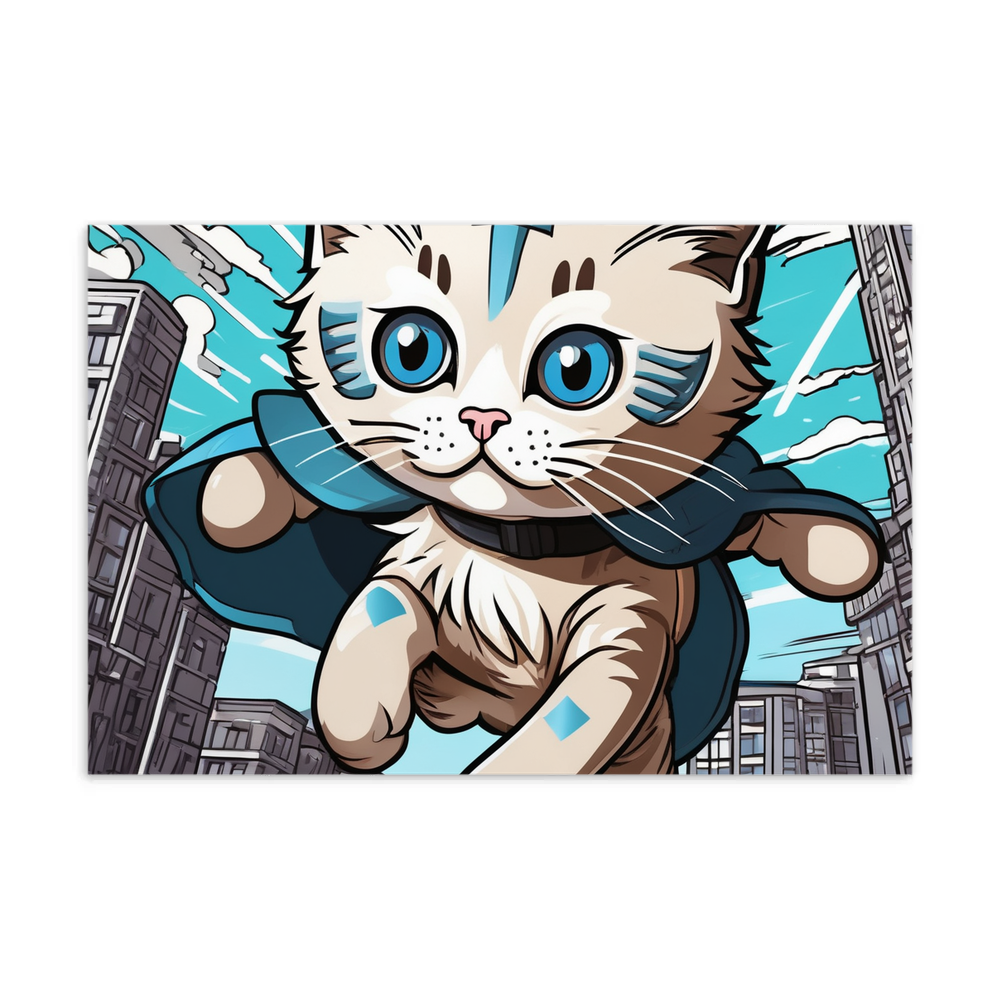 PugMug Custom Tabby Ragdoll Cat Postcard