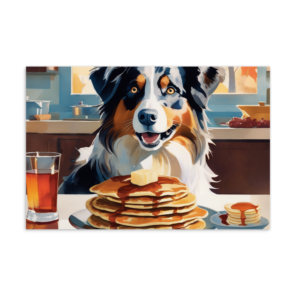 PugMug Custom Australian Shepherd Dog Postcard