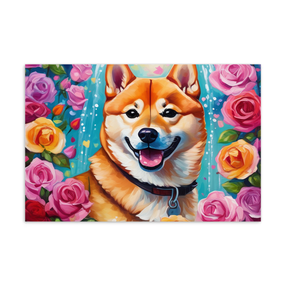 PugMug Custom Shiba Inu Postcard