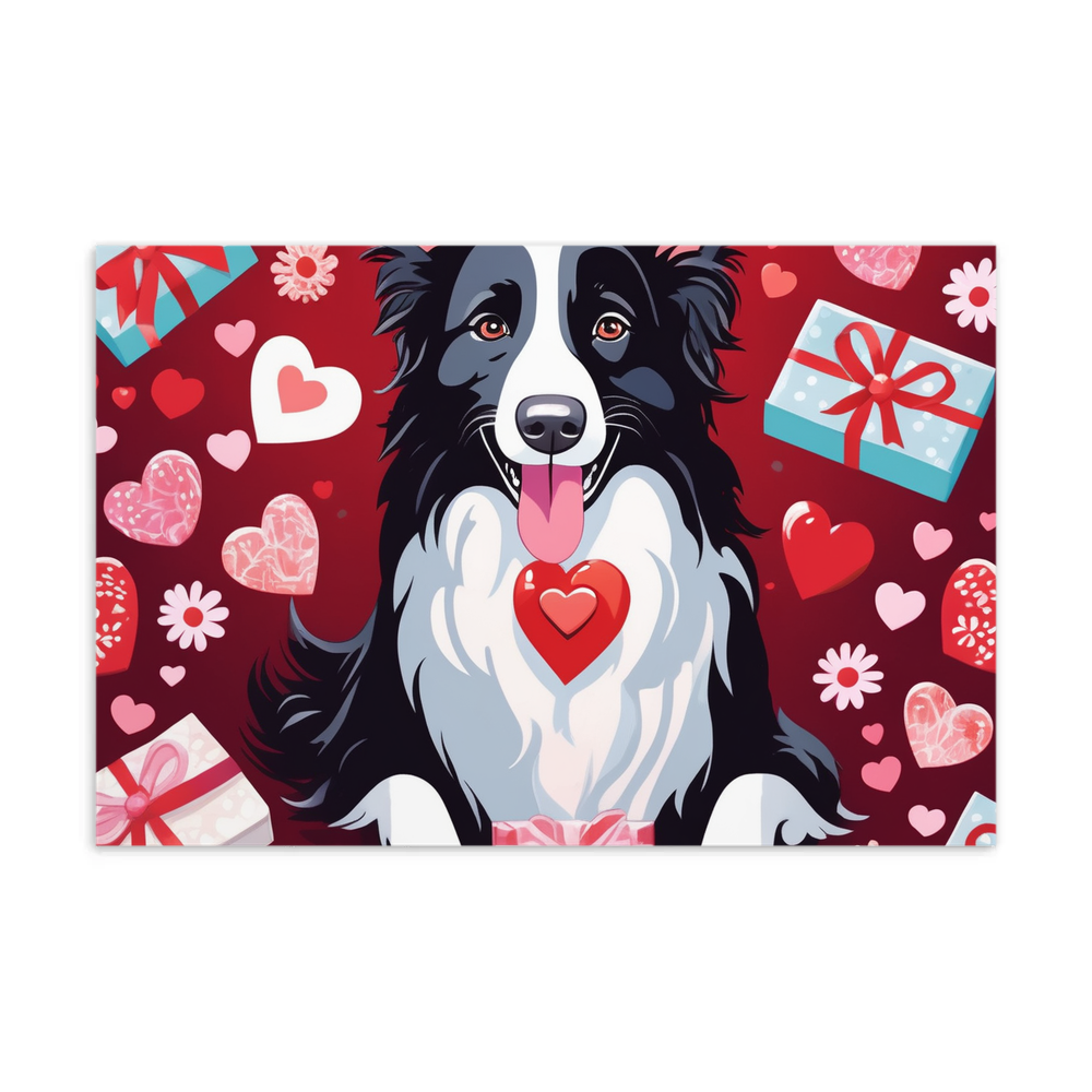 PugMug Custom Border Collie Postcard