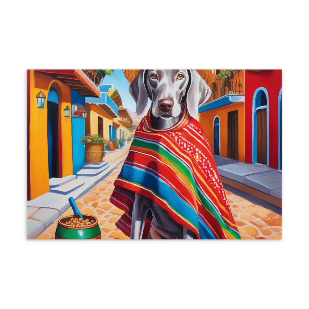 PugMug Custom Weimaraner Postcard