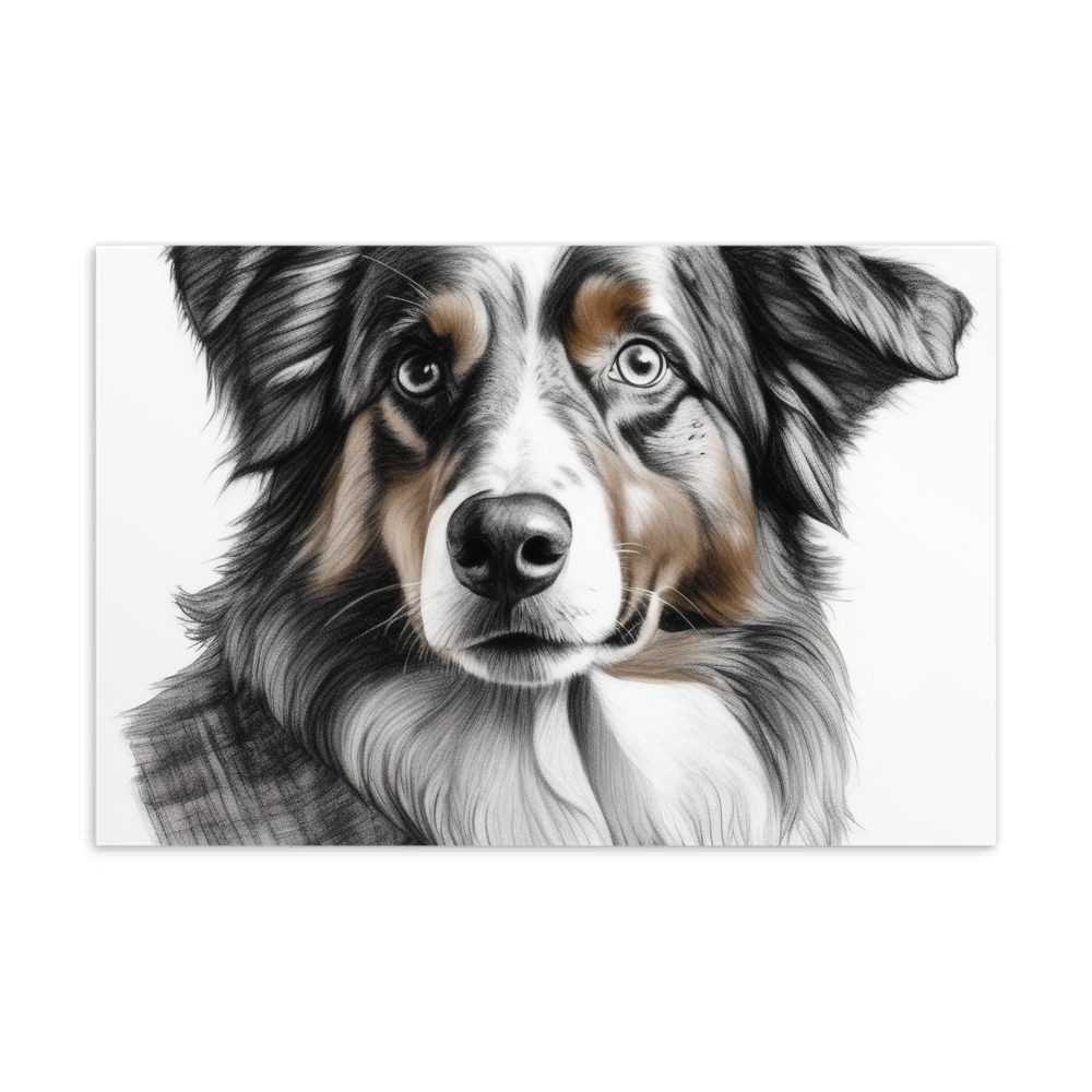 PugMug Custom Australian Shepherd Dog Postcard