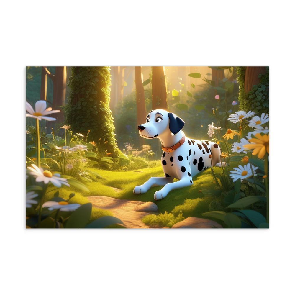 PugMug Custom Dalmatian Postcard