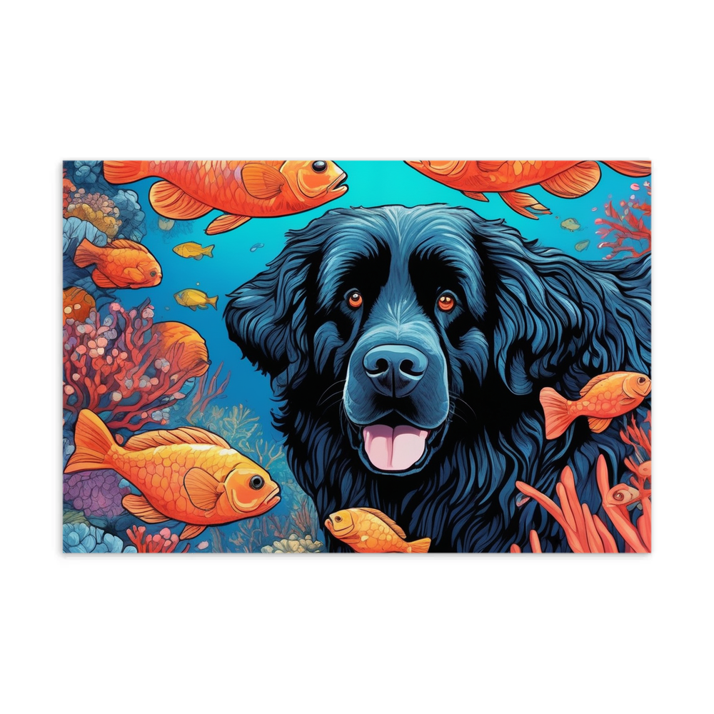 PugMug Custom Newfoundland Postcard