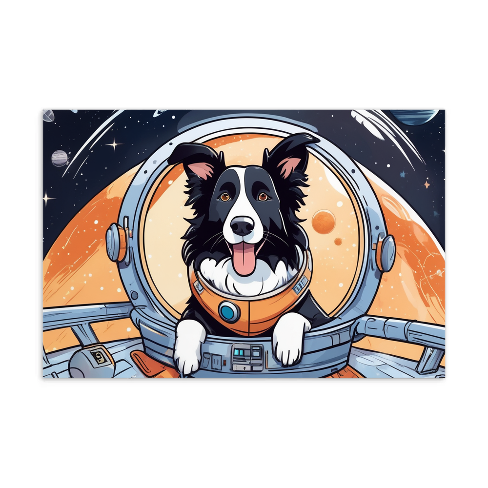PugMug Custom Border Collie Postcard