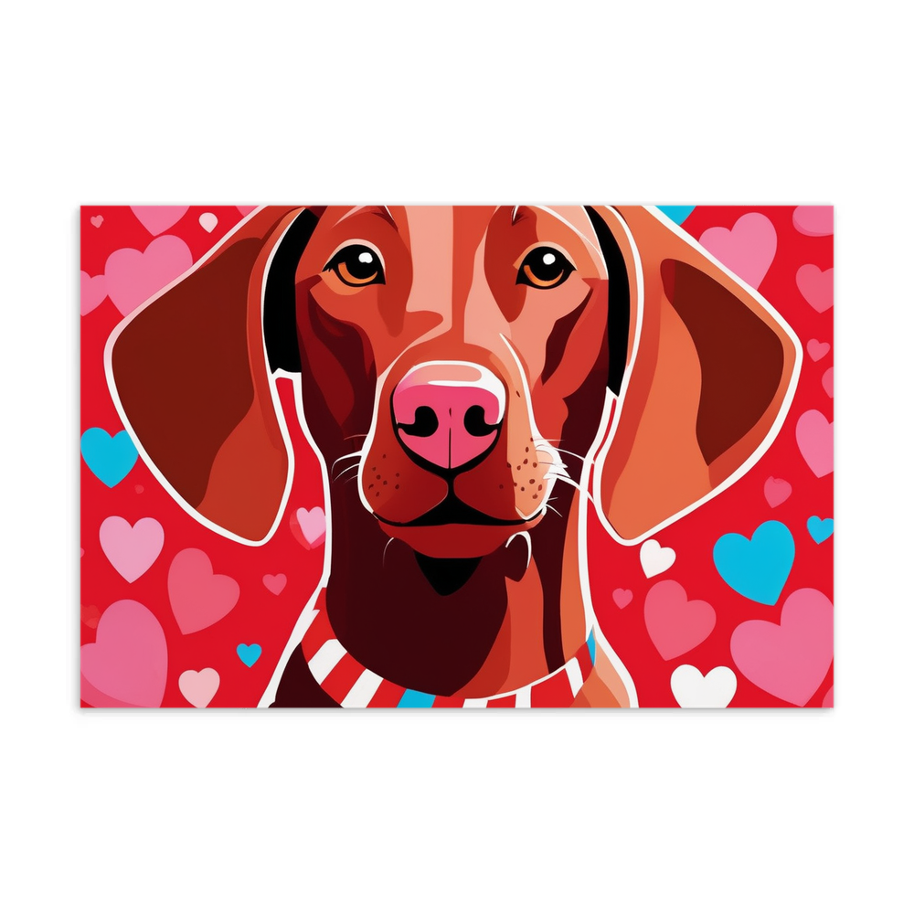 PugMug Custom Vizsla Postcard