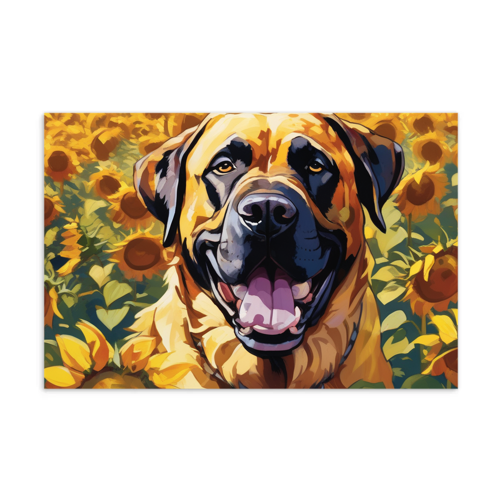 PugMug Custom Mastiff Postcard