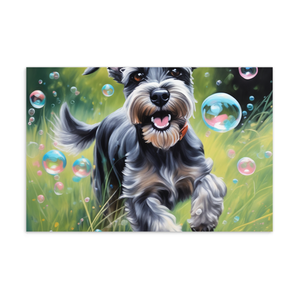 PugMug Custom Miniature Schnauzer Postcard