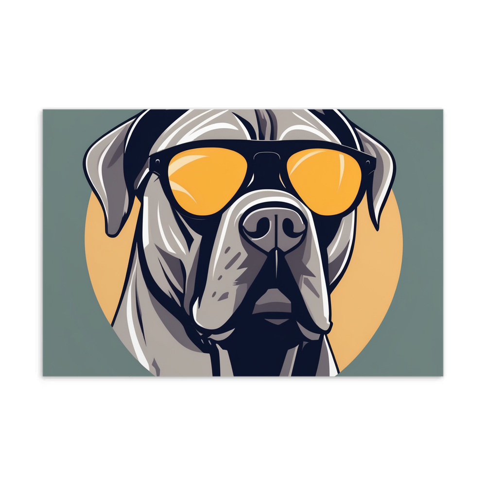 PugMug Custom Cane Corso Postcard