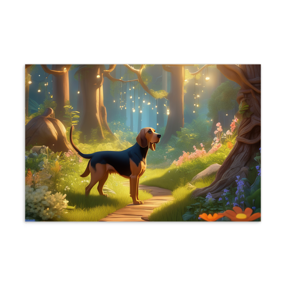 PugMug Custom Bloodhound Postcard