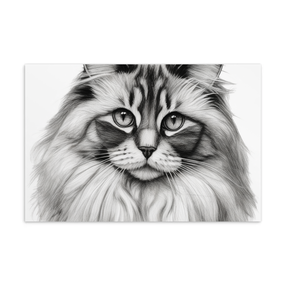 PugMug Custom Tabby Ragdoll Cat Postcard