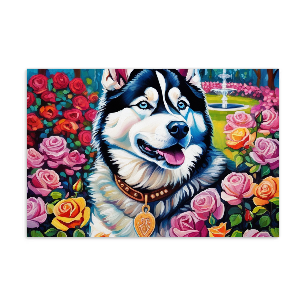 PugMug Custom Siberian Husky Postcard