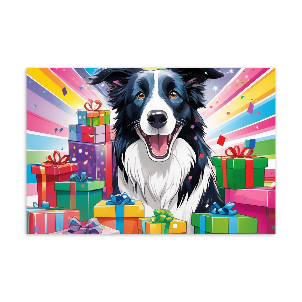 PugMug Custom Border Collie Postcard