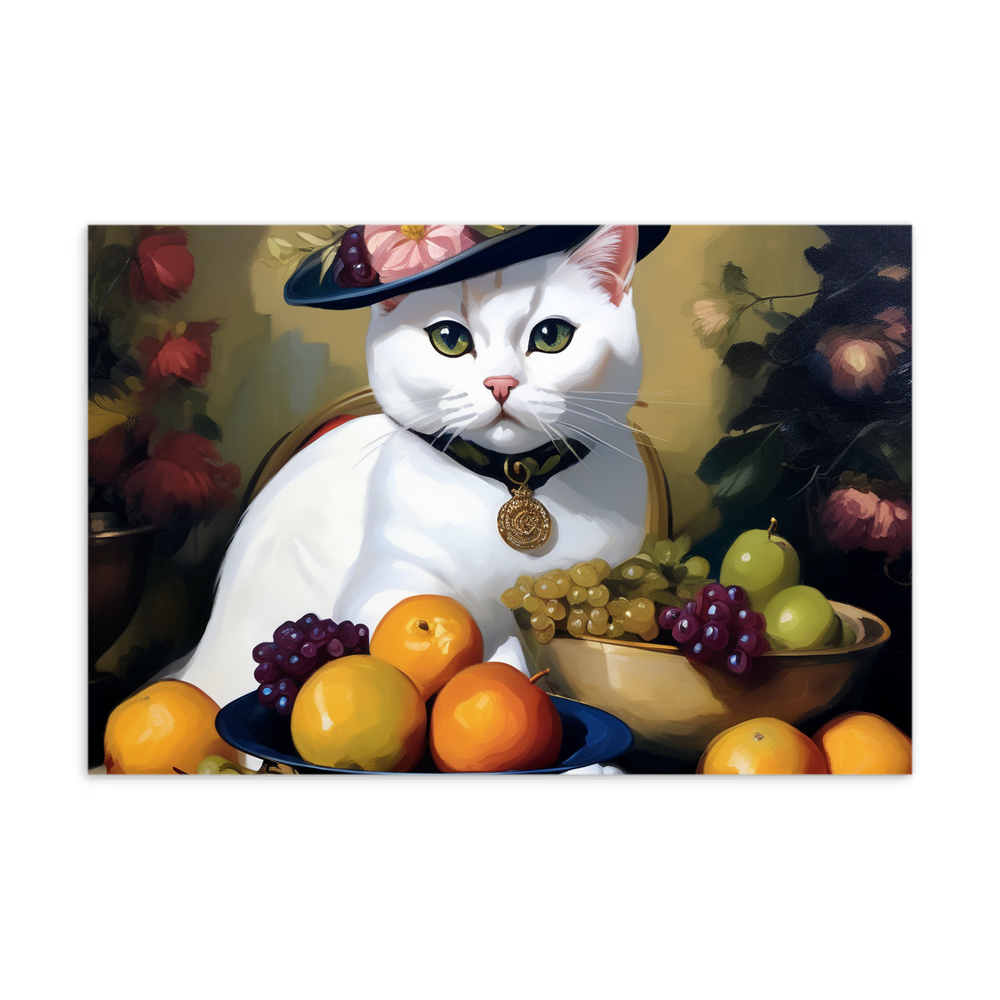 PugMug Custom White British Shorthair Cat Postcard