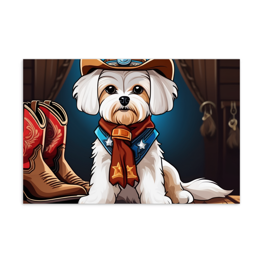 PugMug Custom Maltese Dog Postcard