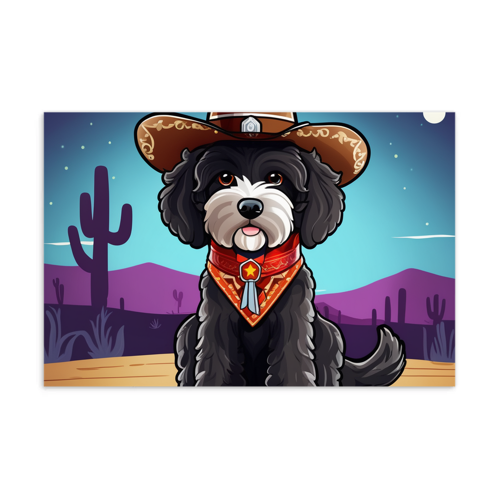 PugMug Custom Portuguese Water Dog Postcard