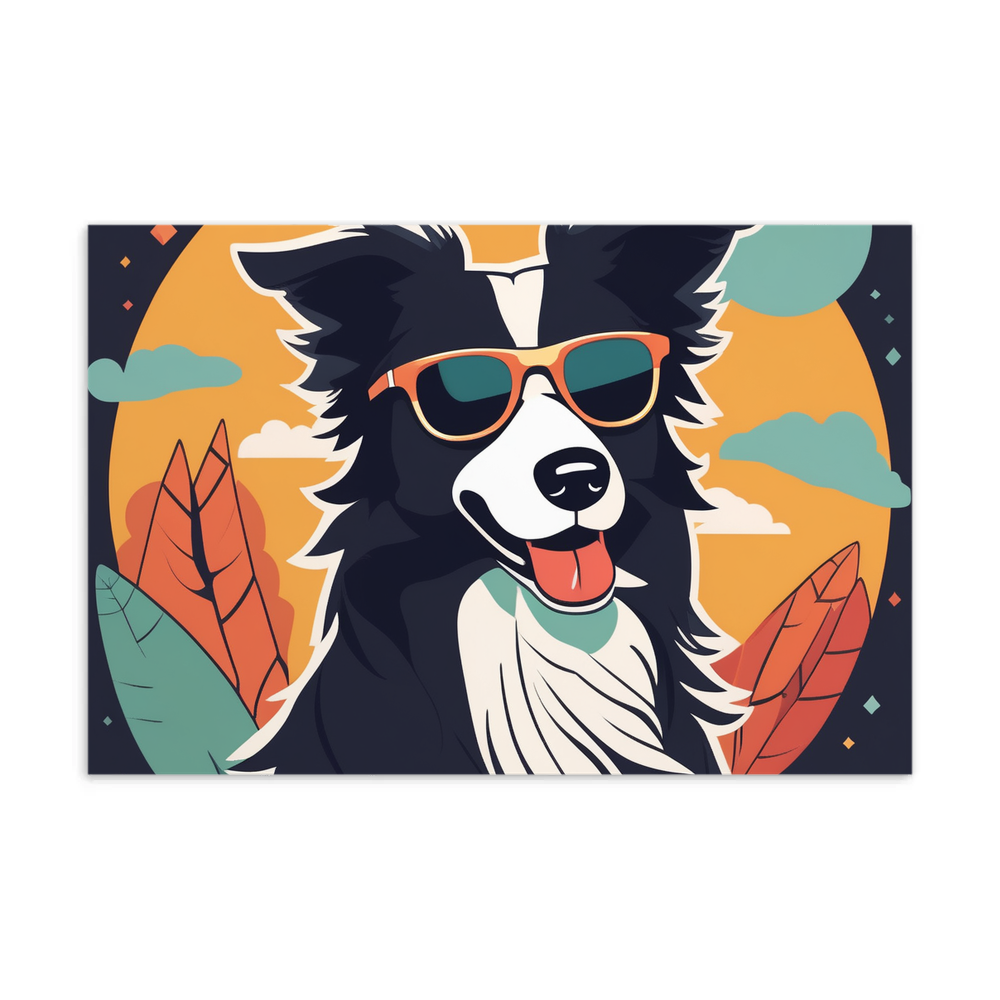 PugMug Custom Border Collie Postcard