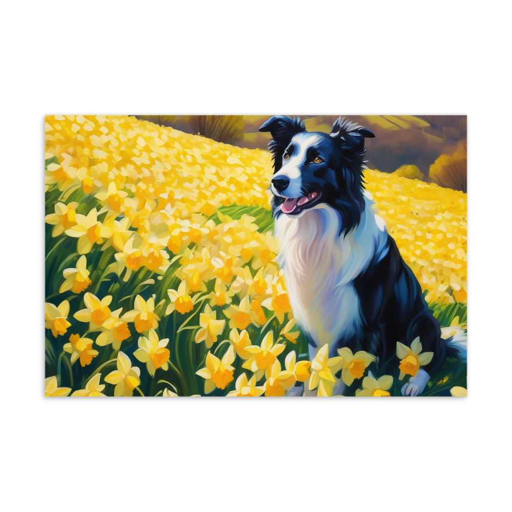 PugMug Custom Border Collie Postcard