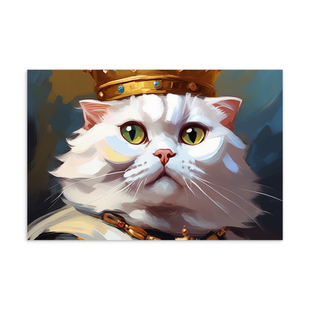 PugMug Custom White Scottish Fold Cat Postcard