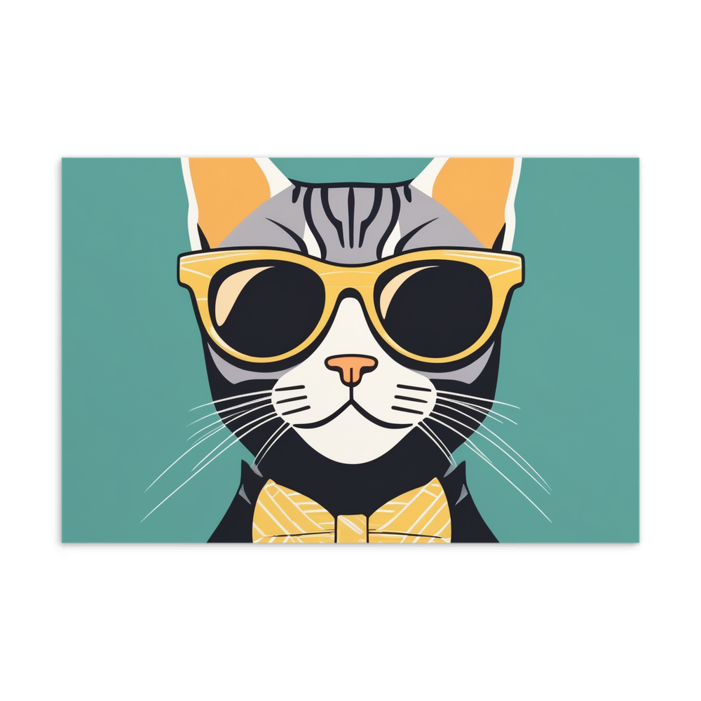 PugMug Custom Tabby American Shorthair Cat Postcard