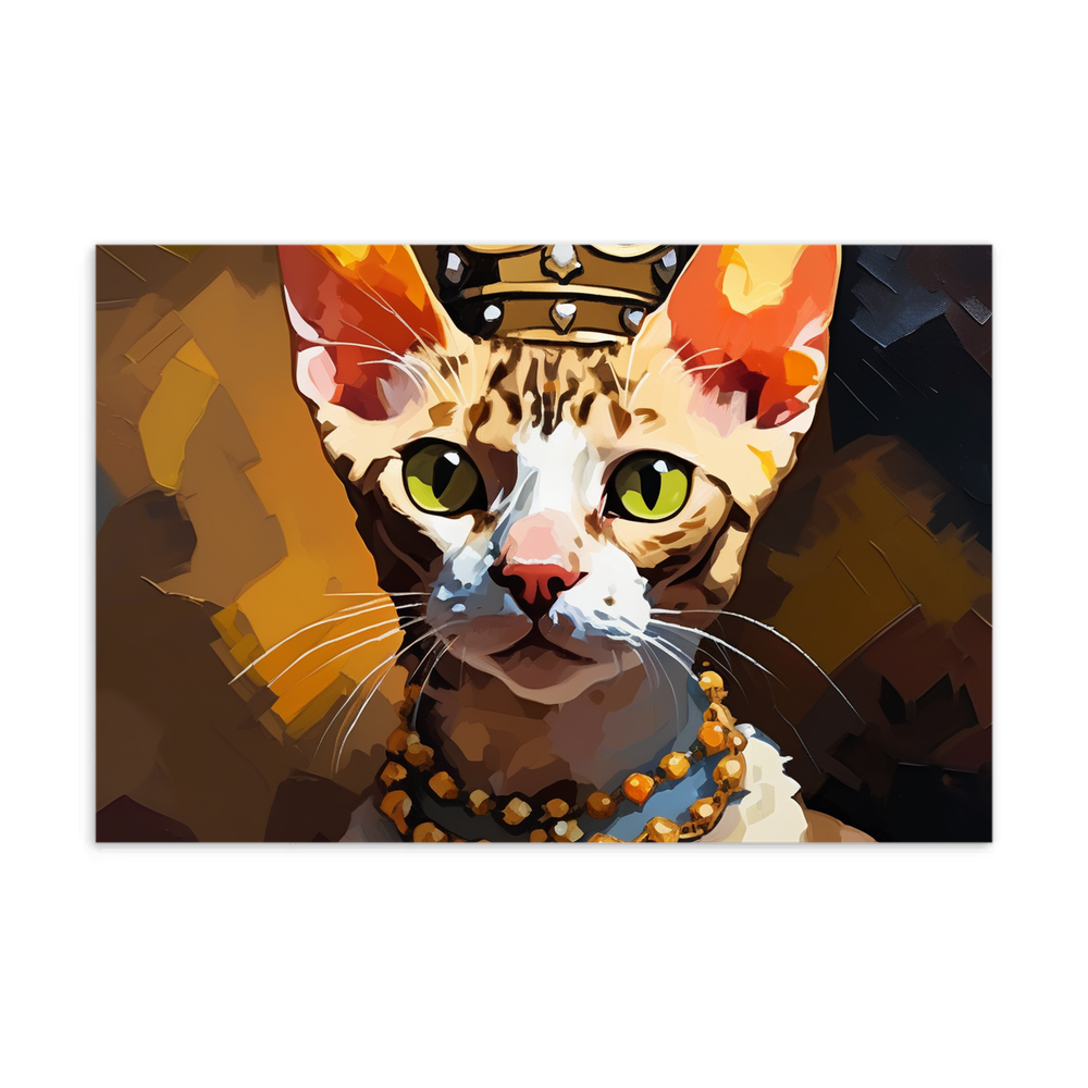 PugMug Custom Tabby Devon Rex Cat Postcard