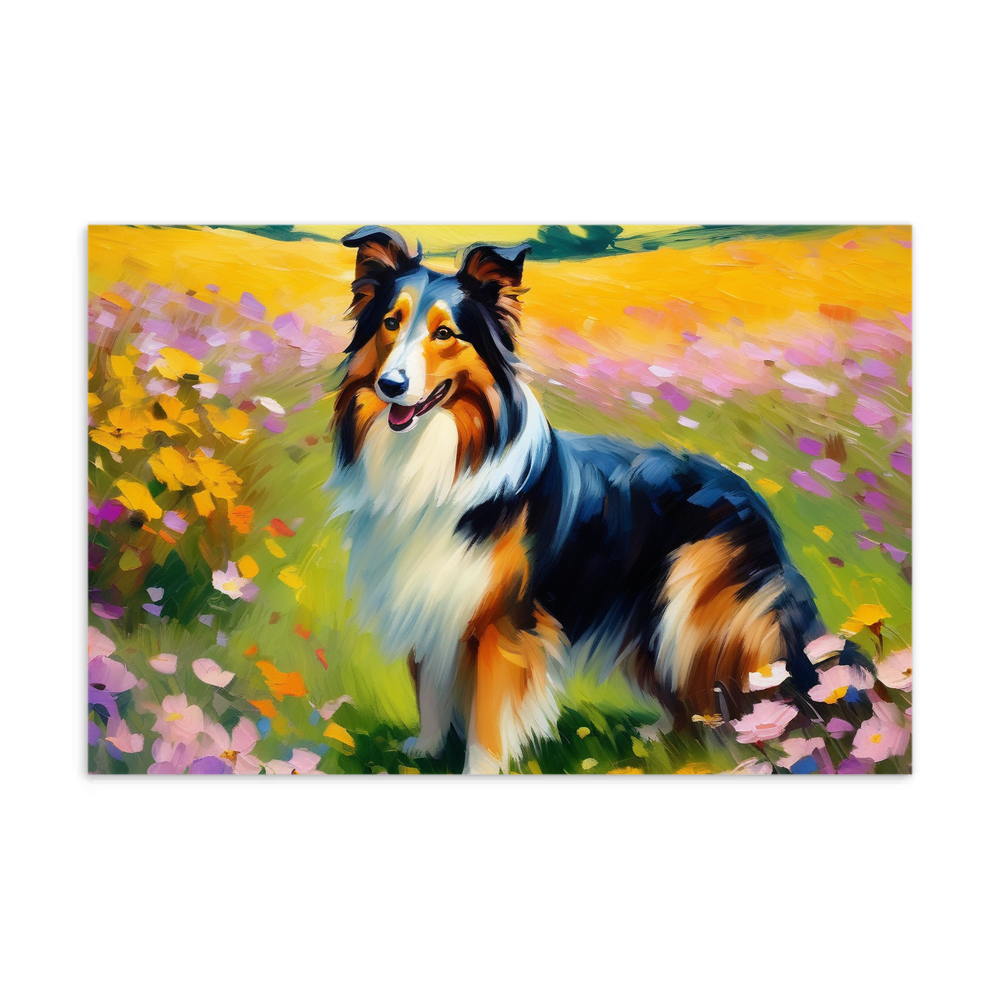 PugMug Custom Collie Postcard