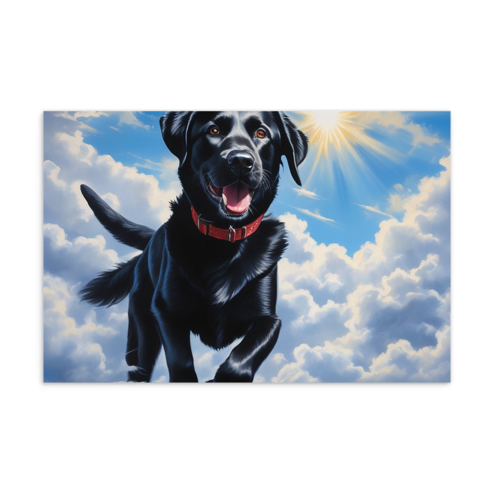 PugMug Custom Black Labrador Retriever Postcard