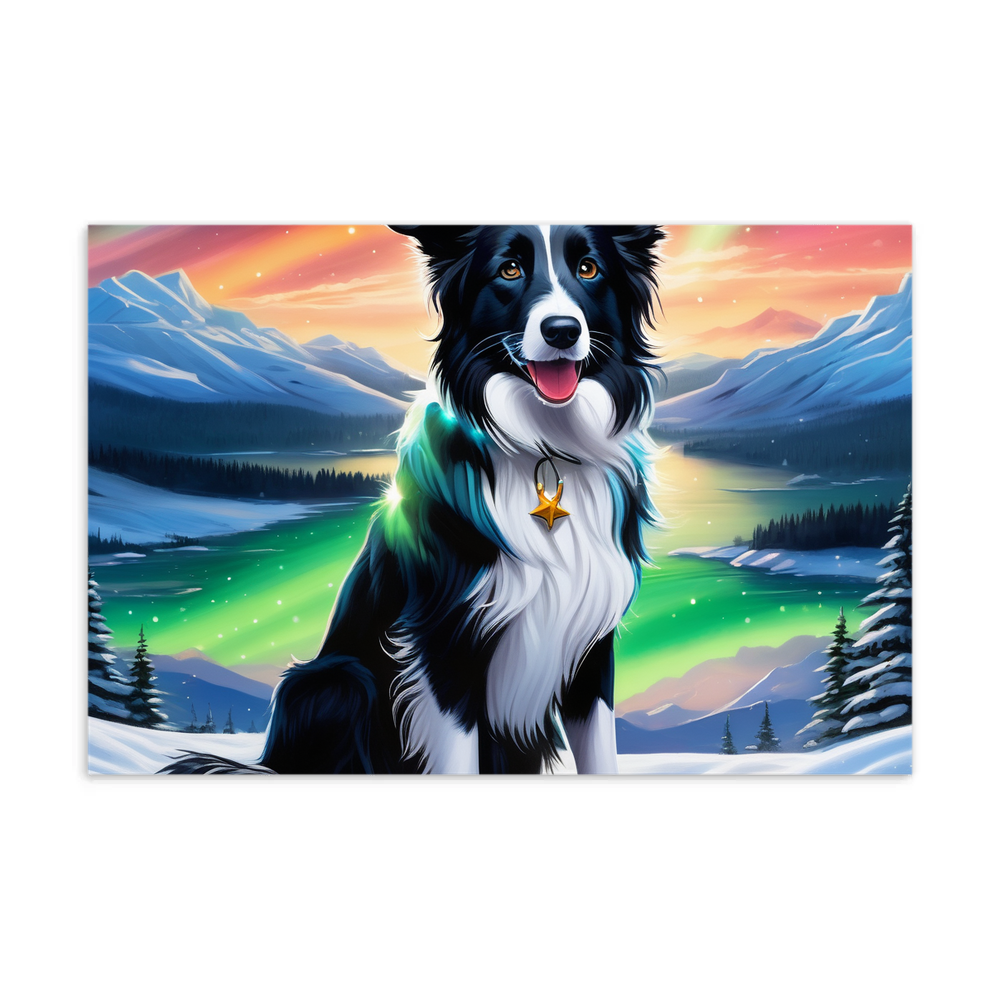 PugMug Custom Border Collie Postcard