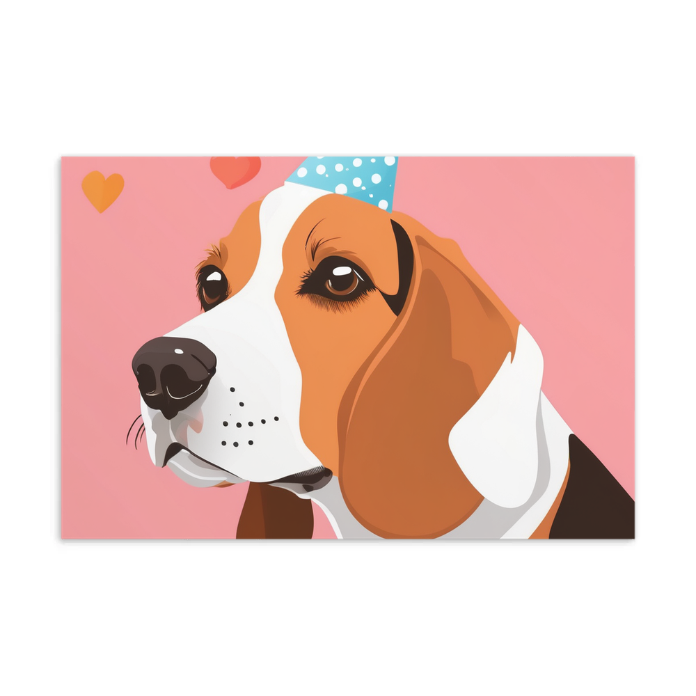 PugMug Custom Beagle Postcard
