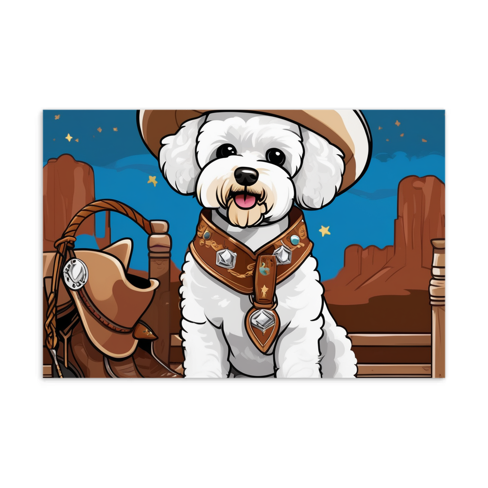 PugMug Custom Bichons Frise Postcard