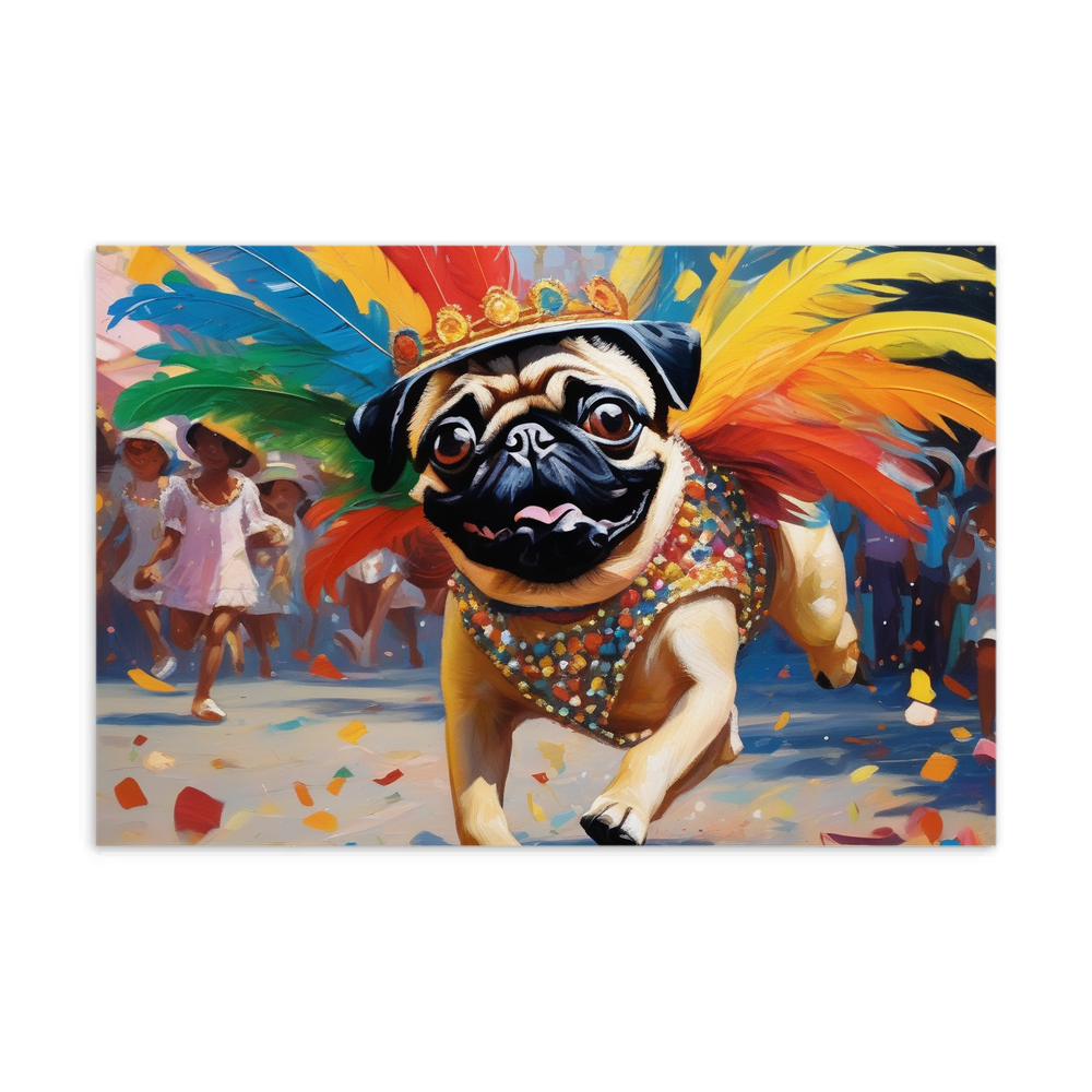 PugMug Custom Pug Postcard