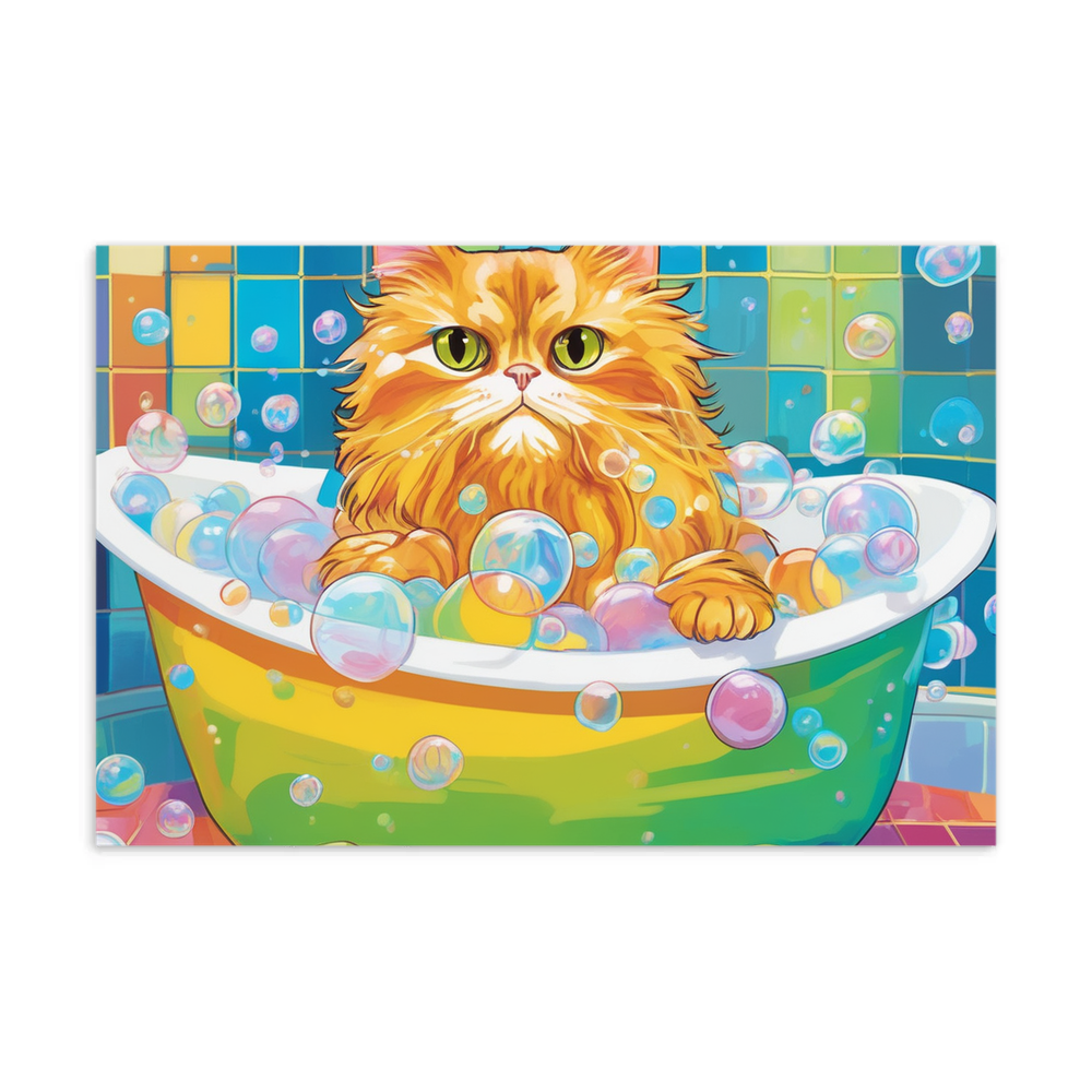 PugMug Custom Tabby Persian Cat Postcard