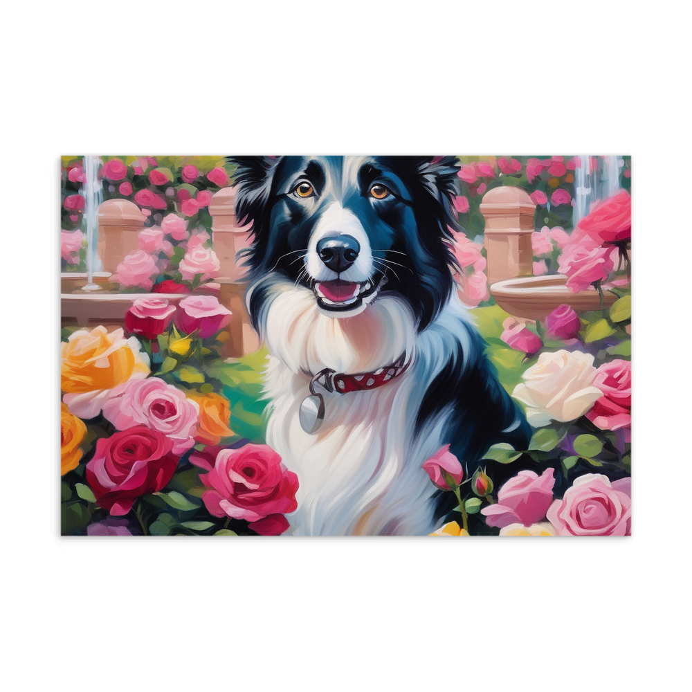 PugMug Custom Border Collie Postcard