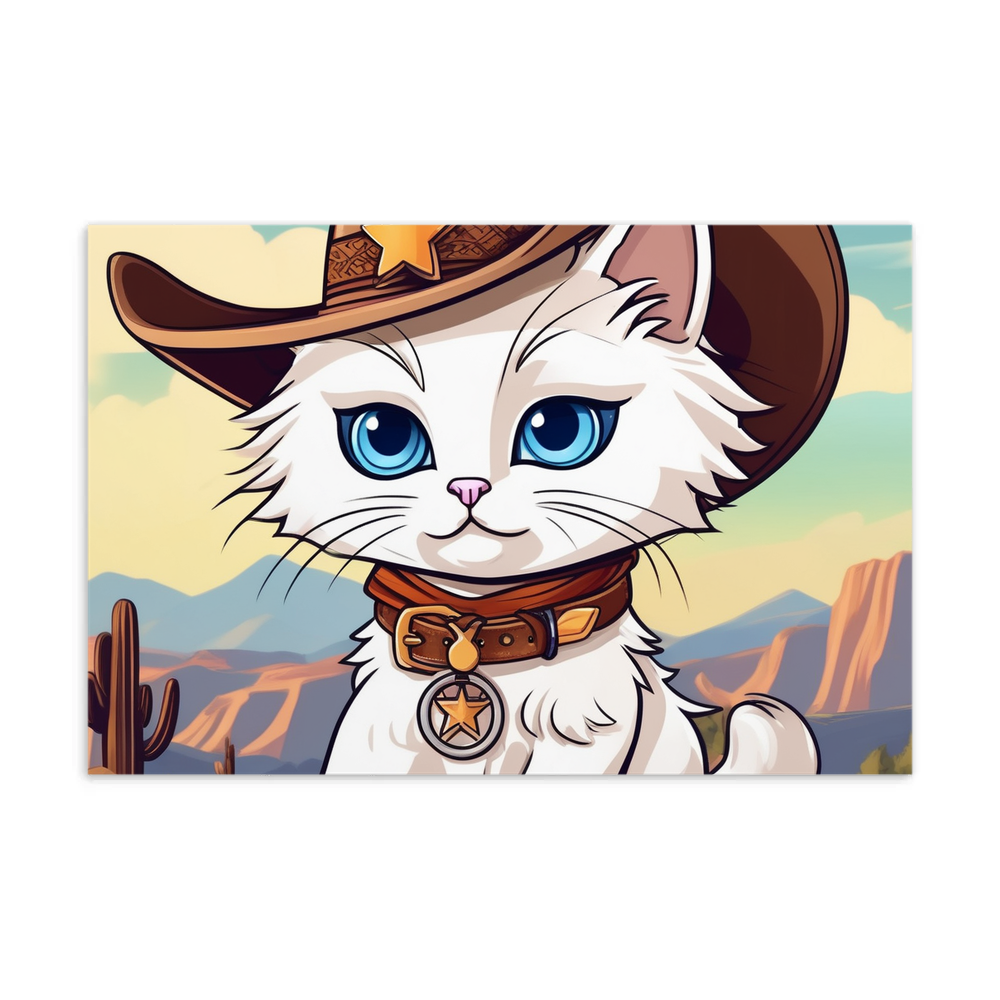 PugMug Custom White Ragdoll Cat Postcard