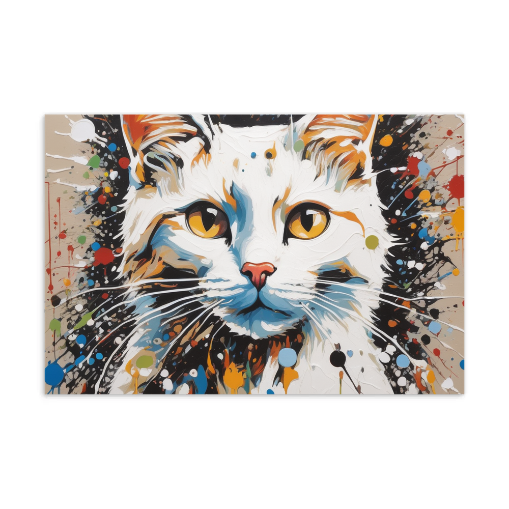 PugMug Custom White Companion Cat Postcard