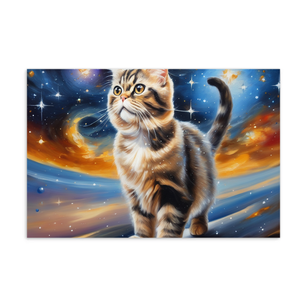 PugMug Custom Tabby Persian Cat Postcard