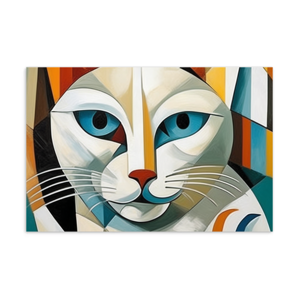 PugMug Custom White Companion Cat Postcard