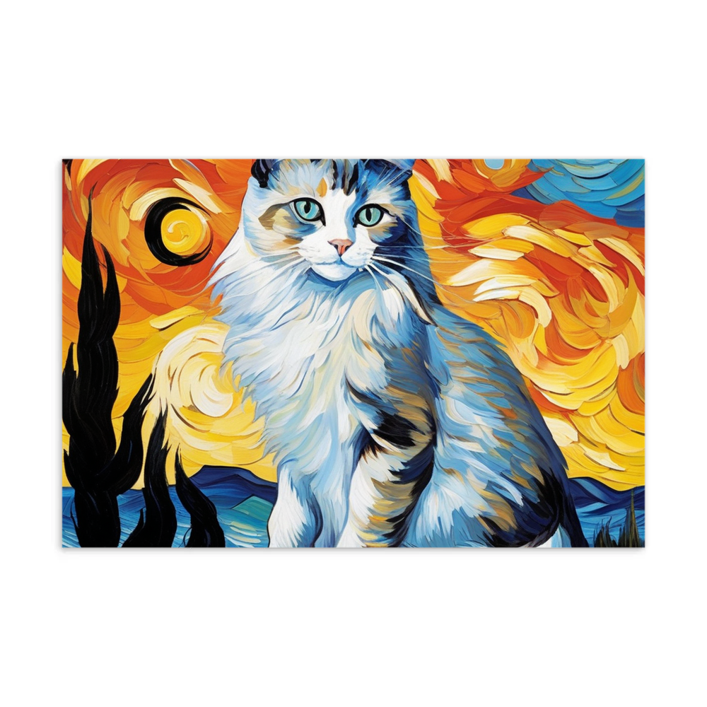 PugMug Custom Tabby Ragdoll Cat Postcard