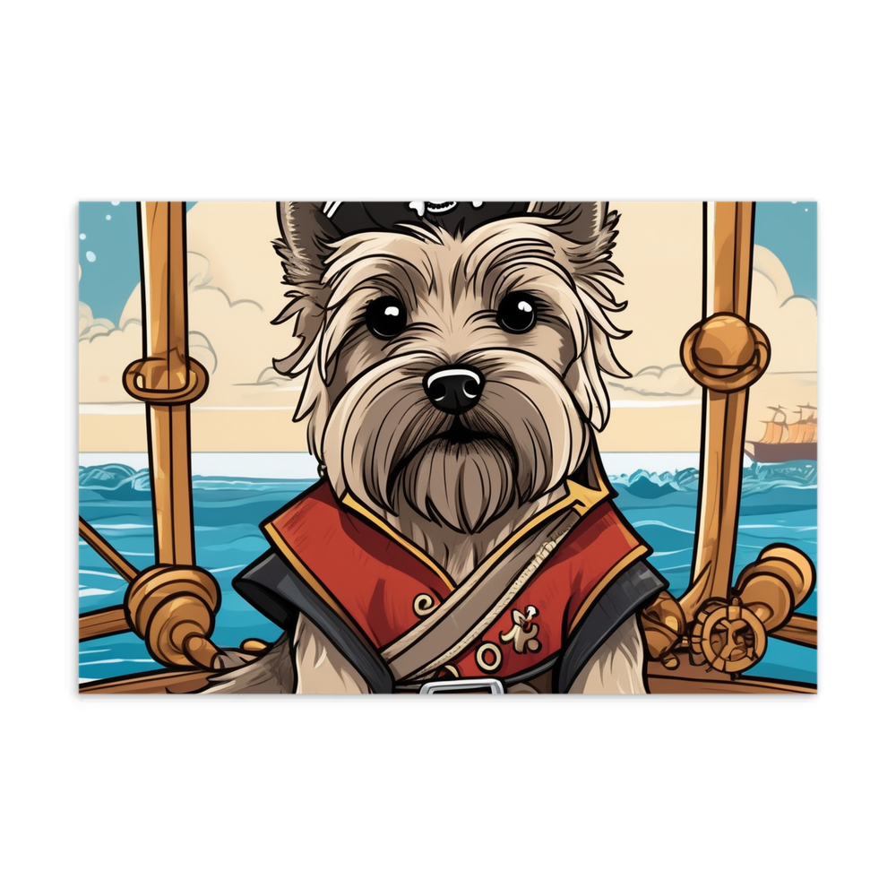PugMug Custom Cairn Terrier Postcard