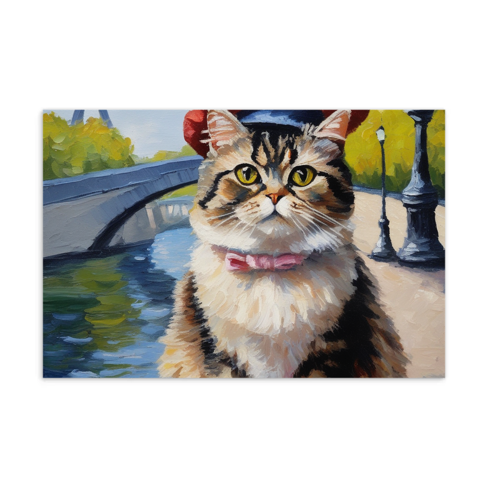 PugMug Custom Tabby Persian Cat Postcard