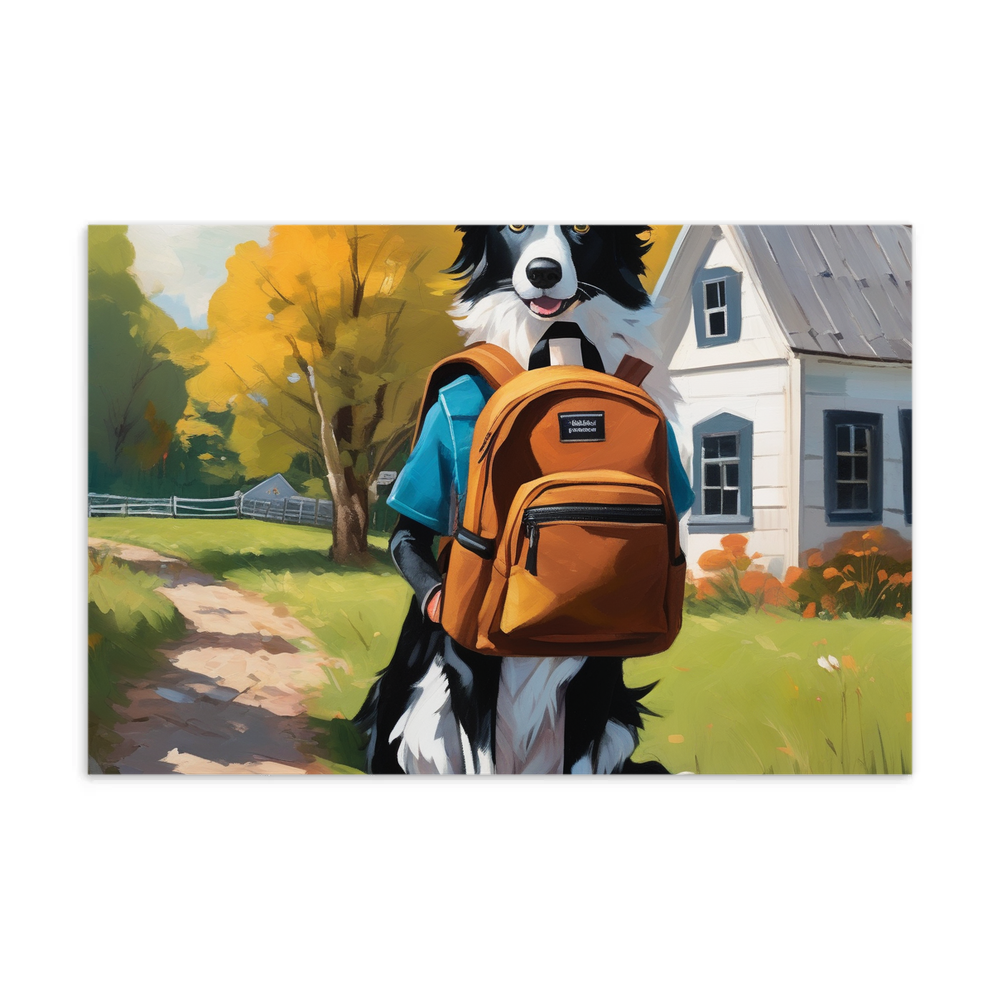 PugMug Custom Border Collie Postcard