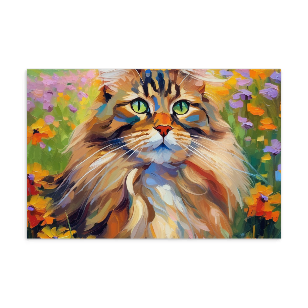 PugMug Custom Tabby Maine Coon Cat Postcard